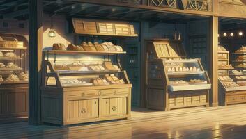 Bakery General Store Graphic Novel Anime Manga Wallpaper photo