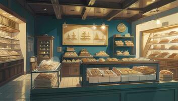 Bakery General Store Graphic Novel Anime Manga Wallpaper photo