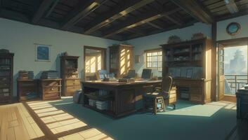 Office Modern Fantasy Graphic Novel Anime Manga Wallpaper photo