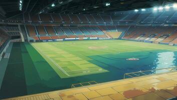 Stadium Sports Modern Fantasy Graphic Novel Anime Manga Wallpaper photo