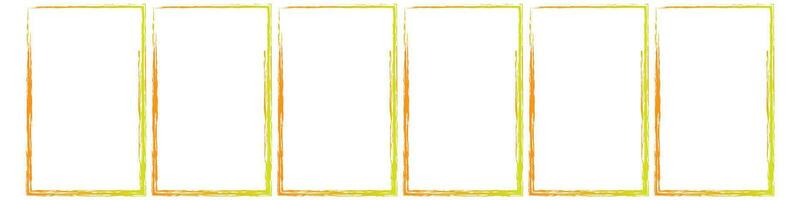 Grunge square and rectangle frames. Ink empty black boxes set. Rectangle borders collections. Rubber square stamp imprint. Vector illustration isolated on white background.