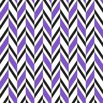 Purple and black herringbone pattern. Herringbone vector pattern. Seamless geometric pattern for clothing, wrapping paper, backdrop, background, gift card.