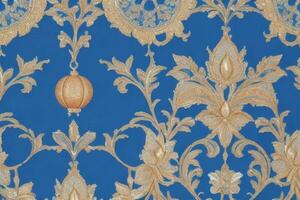 Ornament walpaper pattern texture background. AI Generative Pro Photo