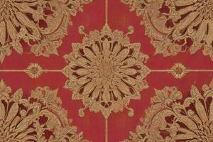 Ornament walpaper pattern texture background. AI Generative Pro Photo