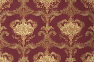 Ornament walpaper pattern texture background. AI Generative Pro Photo