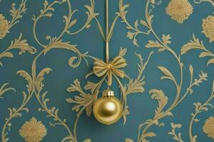 Ornament walpaper pattern texture background. AI Generative Pro Photo