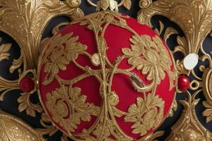 Ornament walpaper pattern texture background. AI Generative Pro Photo