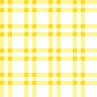 Yellow plaid pattern. plaid pattern background. plaid background. Seamless pattern. for backdrop, decoration, gift wrapping, gingham tablecloth, blanket, tartan. vector