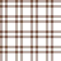 Brown plaid pattern. plaid pattern background. plaid background. Seamless pattern. for backdrop, decoration, gift wrapping, gingham tablecloth, blanket, tartan. vector