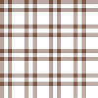 Brown plaid pattern. plaid pattern background. plaid background. Seamless pattern. for backdrop, decoration, gift wrapping, gingham tablecloth, blanket, tartan. vector