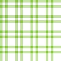 Light green plaid pattern. plaid pattern background. plaid background. Seamless pattern. for backdrop, decoration, gift wrapping, gingham tablecloth, blanket, tartan. vector