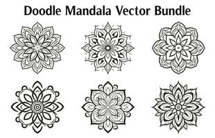 gratis resumen circular modelo mandala vector, mandala línea dibujo diseño, ornamental mandala con floral patrones, ornamental lujo mandala patrón, conjunto de vector boho mandala ilustración