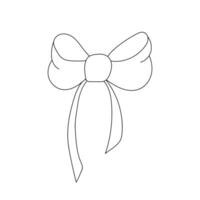 Vector illustration of a bow