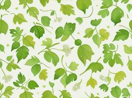 Seamless leaf pattern, Leaf Background ai generative photo