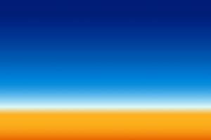 Abstract panoramic view of horizon sunrise or sunset gradient color. sky and horizon line no people. illustration background. photo