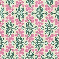 Vector flower pattern damask illustration seamless repeat pattern digital artwork