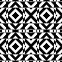 Seamless black and white geometric pattern. Duotone color vector