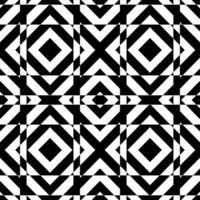 Seamless black and white geometric pattern. Duotone color vector