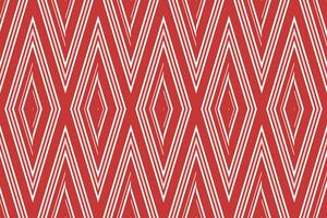 Seamless pattern with rhombuses in red and white colors vector