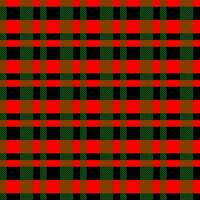 Christmas and New Year tartan plaid. Scottish pattern in black, red and green cage. Scottish cage. Traditional Scottish checkered background. Seamless fabric texture. vector