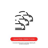 car traffic jam outline icon pixel perfect good for web or mobile vector
