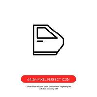 car door outline icon pixel perfect good for website or mobile app vector