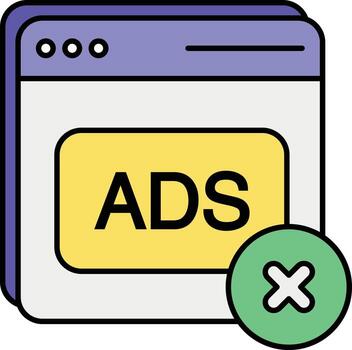 agrega bloquear color contorno icono diseño vector