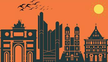 skylines vector design