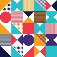 Geometric Backgrounds vector