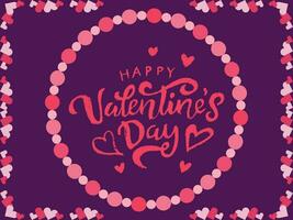 Valentines Day card vector