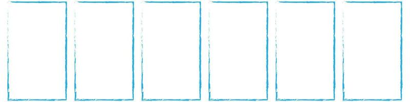 Grunge square and rectangle frames. Ink empty black boxes set. Rectangle borders collections. Rubber square stamp imprint. Vector illustration isolated on white background.