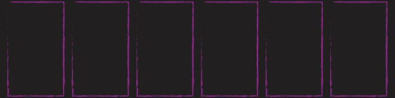 Grunge square and rectangle frames. Ink empty black boxes set. Rectangle borders collections. Rubber square stamp imprint. Vector illustration isolated on white background.