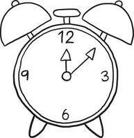 clock draw practice cartoon doodle kawaii anime coloring page cute illustration drawing clip art character chibi manga comic vector