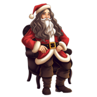 fofo papai noel em pé e dizendo ho ho ho cartoon ilustração 13861662 PNG