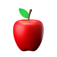 manzana comida sano ai generativo png