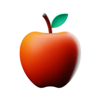 Apple Food Healthy Ai Generative png