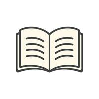 Book icon vector illustration isolated.