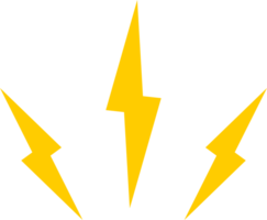 electric energy thunder bolt power icon png