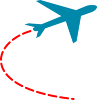 airplane travel symbol icon png