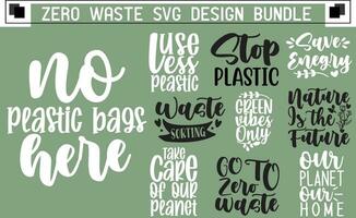 Zero Waste Design Bundle vector