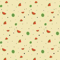 seamless pattern with fruits. summer pattern. flower wallpaper vector