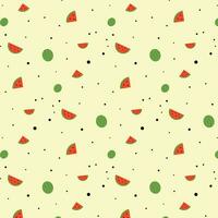 seamless pattern with fruits. summer pattern. flower wallpaper vector