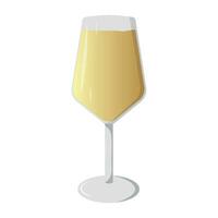 glass of drink. juice vector illustration