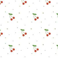 seamless pattern with fruits. summer pattern. flower wallpaper vector
