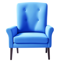 Single Sofa Chair. AI-Generative png