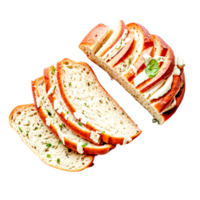 Cream Cheese Loaf. AI Generative png