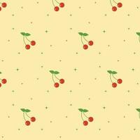 seamless pattern with fruits. summer pattern. flower wallpaper vector