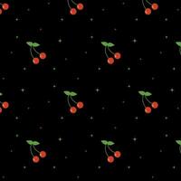 seamless pattern with fruits. summer pattern. flower wallpaper vector