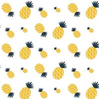seamless pattern with fruits. summer pattern. flower wallpaper vector