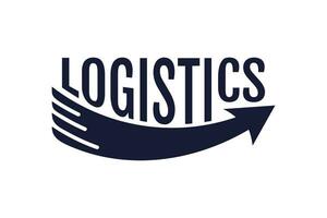 Logistics design element icon with creative modern concept vector